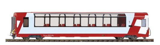 Bemo 3689102 - H0 - Panoramawagen 1. Klasse Api 1312 (Glacier Express), RhB, Ep. VI